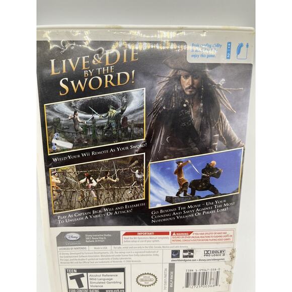 Pirates of the Caribbean: At World's End (Nintendo Wii, 2007) CIB Complete - Picture 3 of 8